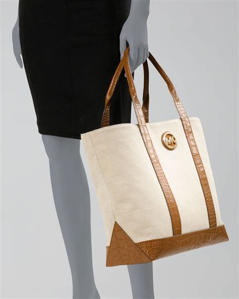 michael kors oversize|michael kors large canvas tote.